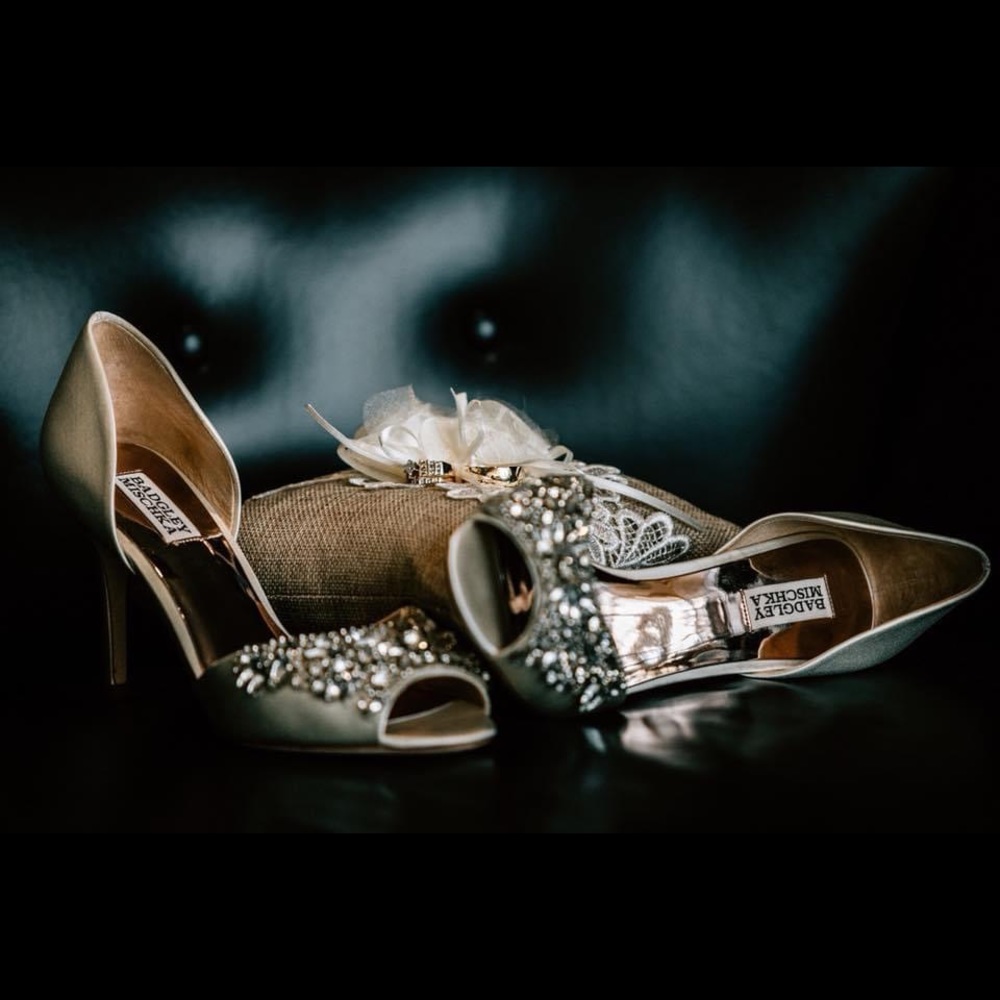 Badgley Mischka Candace Crystal Embellished Pump